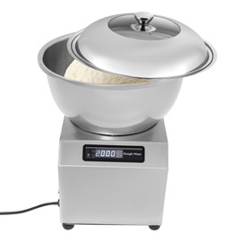 CUBELLIN 8Kg Dough Maker 1500w Electric Dough Mixer with 0-30min Timer Stainless Steel Kneading Machine with Dual Rotation for Restaurants, Bakeries