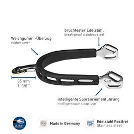 Sprenger Ultra Fit Extra Grip Spur With Comfort Roller