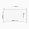 Acrylic Picture Frame, Beveled Frameless Plexiglass, Photo with Standoff Photo