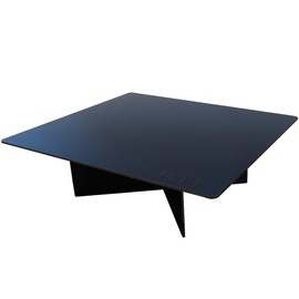 HOBI Black Iron Table, Black Iron Table, Jet Black Coated Iron, Rugged and Tough, 7.9 x 6.7 x 2.4 inches (20 x 17 x 6 x 10.5 cm), Distortion Resistant, Heavy Iron, Heat Resistant, Solo, Lightweight, Compact, For Single Person Camping, Bushcraft, Fishing,