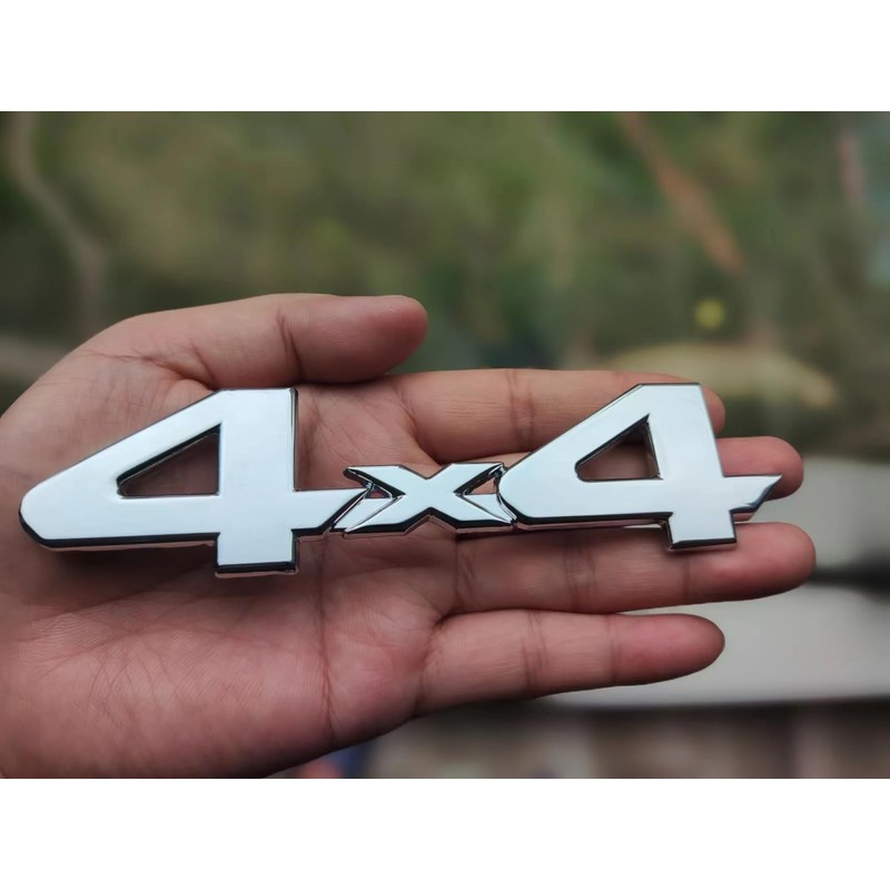 2X 4X4 Emblem Emblem 3D Nameplate Decal Suitable for 1500