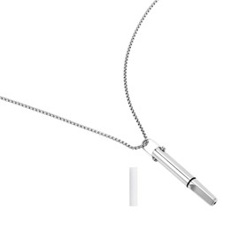 Rauchentwöhnung Halskette, Rauchentwöhnung Hilfsmittel mit Filtern, Atemkette für Stressabbau & Meditation mit Widerstand, Angst Atemhalskette