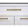 khtumeware 10 Pack 3-1/2 Inch(89mm) Brushed Brass Cabinet Pulls Heavy