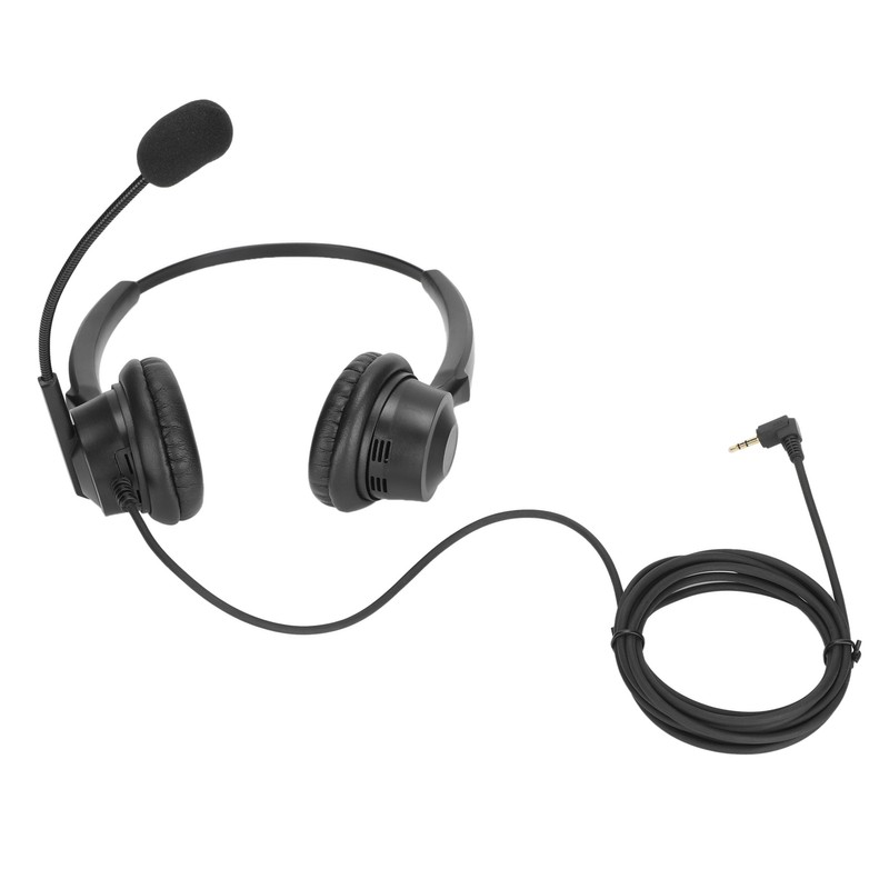 H600D‑2.5 Telephone Headset Call Center Noise Cancelling Corded Binaural Customer