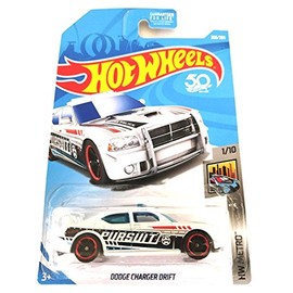 Hot Wheels 2018 50th Anniversary HW Metro Series Dodge Charger Drift (Police Car) 208/365, White
