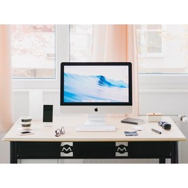 ExactMade - Clear Table Protector, USA Made, Safe, 20 x 42 Inch, 2mm Thick Ultra Smooth Vinyl, Custom Clear Desk Mat Cover for Desk Top, Desk Protector Mat for Table