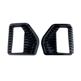 Ercolase Fog Light Trim Driver and Passenger Side Fit for GMC Sierra 1500 SLE/Elevation Model 2019 2020 2021, Replace GM1038242/ GM1039242/ 84220374/84220375