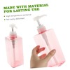 ABOOFAN Square Liquid Pump Dispenser Bottle for Shampoo Body Wash
