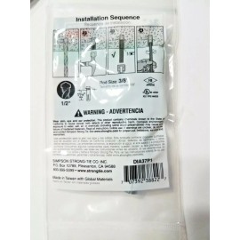 Anchor 1/2" Drop In Internally Threaded Anchor, Zinc Plated, Simpson DIA50P1 Concrete