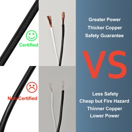 Black Extension Cord with Rotary Dimmer Switch, 6 Feet Lamp Cord with Switch, Compatible with Dimmable LED, Halogen & Incandescent Bulbs, UL Listed, 120V 150W Max