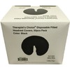 Therapist's Choice Disposable Fitted Face Rest Covers, Color Black (50