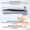 Westbrass A507D-1F-26 A507D-1F 7" Reach Wall Mount Tub Spout with