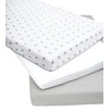 Medi Partners Fitted Sheet 60 x 120 cm, 3-Pack Baby