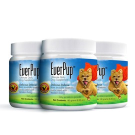 EverPup EverPup Multivitamin Dog Supplement - Glucosomine & Apoptogens for Hip & Joint Health + Probiotics & Prebiotics with Enzymes for Digestion