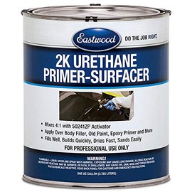 Eastwood 2K Urethane Primer Buff/Tan Part A Mixes 4:1 Fast Dries And Sand Easily 1 Gallon
