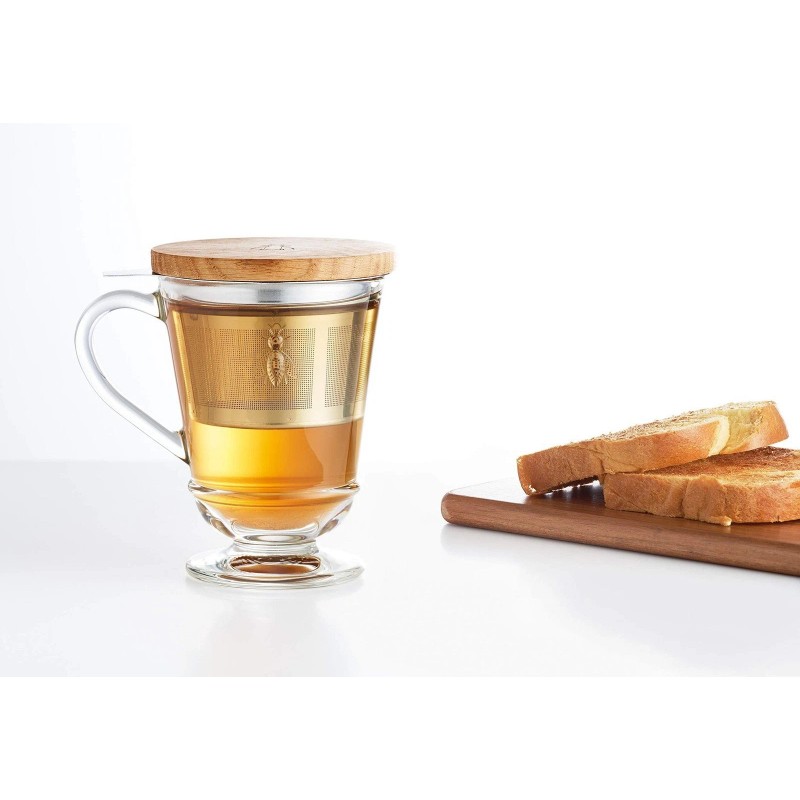 La Rochere Napoleon Bee Tea Cup with Infuser and Lid
