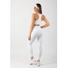 Carlheim Women's Serenita Active Collection X-Back Sports Bra, White