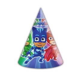 Procos - Super Pajamas Cone Cap-Pj Masks, Multicolor, 5PR88640