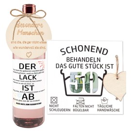 MKISHINE Funny Birthday Card 50th with Wooden Disc + 50th Birthday Bottle Label Money Gifts Packaging Greeting Card Birthday Card 50 Man Woman Happy Birthday Card, Decoration 50th Birthday Card