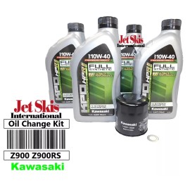 JSI Kawasaki Oil Change Kit Kawasaki Z900 Z 900 Z900RS 900 RS ZR900 OEM Oil Change Kit Oil Filter & Washer
