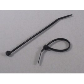 SK Koki AD-100C Cable Ties Sky Lock Heat Resistant and Weather Resistant Type, Black, 3.9 inches (100 mm), Pack of 100