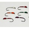Trout Flies mixed vicars buzzers for fly fishing x12 barbless