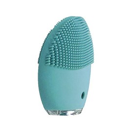 ZETA Cepillo Limpiador Facial Waterproof IPX7 con Silicona Higienica - Verde