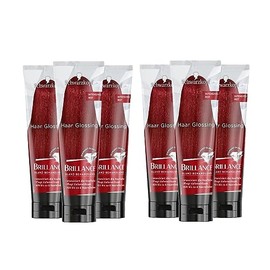 Brillance Glanz-Behandlung, Haar Glossing intesives Rot (6 x 150 ml), temporäre Haarfarbe, die wie eine Haarmaske angewendet werden kann, hält bis zu 6 Haarwäschen