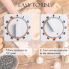 Mechanical Egg Timer, Pack of 2 Short Timer, Egg Timer