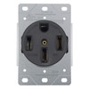 NEMA 14-50R Receptacle 50 Amp Flush Mounting Outlet, 3 Pole,