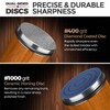 UTOPIOX Rolling Knife Sharpener Kit – 4 Angles (15°,18°,20°,22°) –