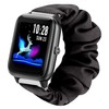 Compatible with Lintelek Smart Watch Bands, Giaogor Fabric Elastic Scrunchie Elastic Watch Band Women Cute Replacement Straps Compatible with Lintelek Smart Watch (Black)