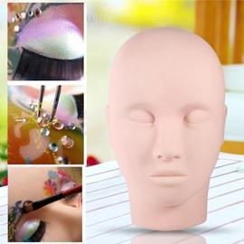 Makeup Head for Girls, Wig Head Mannequin Head Practice Mannequin Head Mannequin Head Manikin Cosmetology Model for Eyelash Extension Doll Head for Hairdressing Massage Practice Acupuncture Training