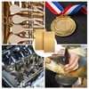 Axigundaone 2 Pcs Brass Sheet for Crafts, 14 Gauge(1.5 mm)