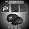Golf Iron Head Covers Numbers Synthetic Leather Headcover Deluxe Value