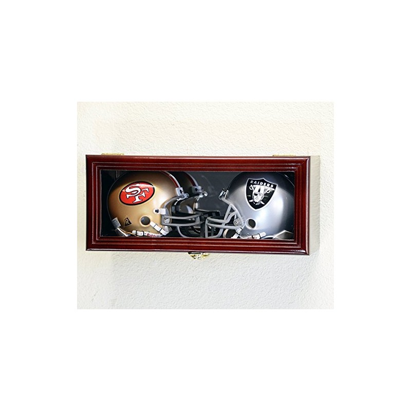 sfDisplay.com,LLC. 2 Mini Helmet Display Case Cabinet Holder Rack w/98%