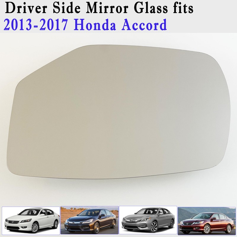 2015 Accord Driver Side Heated Mirror Glass Compatible with 2013