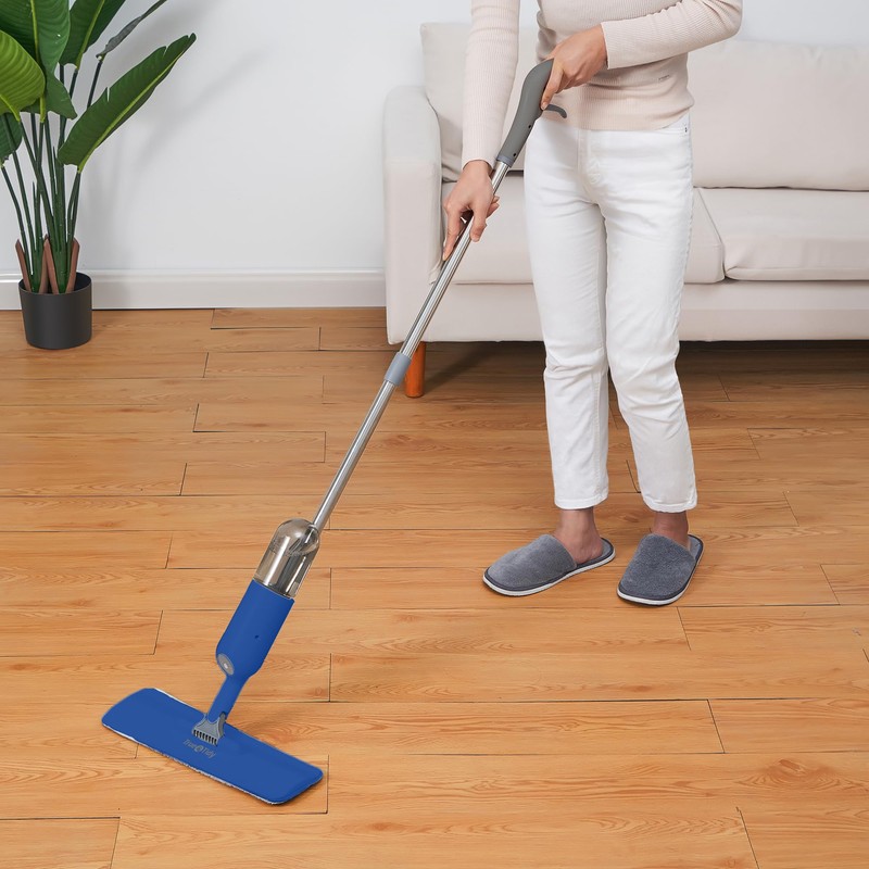 True & Tidy® Multi-Surface Spray Mop with Refillable Water Bottle,