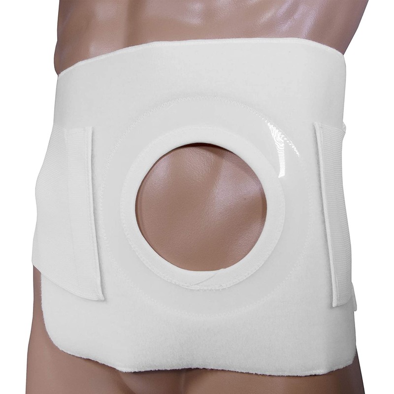 OTC Ostomy Replacement pad, 4" Pad Opening, Fits 6" Binder