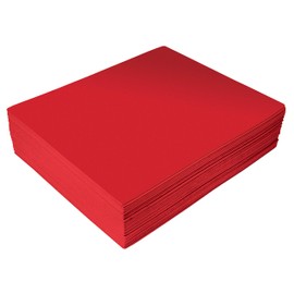 Better Office Products Red EVA Foam Sheets, 30 Pack, 2mm Thick, 9 x 12 Inch, Red Color, for Arts and Crafts, 30 Sheets Bulk Pack