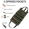 Tool roll up Bag, Wrench Organizer and Tool Pouch, Roll