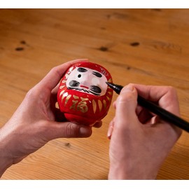 Tierra Zen KP11 Daruma 9.5 x 8 x 8 cm Large Red