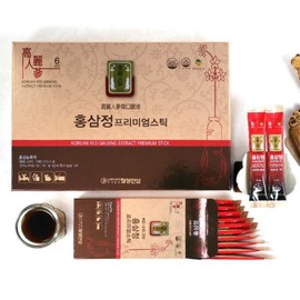 6-Year-Grown Red Ginseng Red Ginseng Extract Premium Stick Red Ginseng 100% 30 packets, 1 box, 300ml / 6년근홍삼 홍삼정 프리미엄 스틱 홍삼 100% 30포, 1박스, 300ml