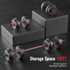 Fitvids Multi-Functional Portable Changeable Dumbbell and Barbell Kettlebell Set with