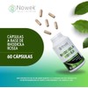 Nowek Rhodiola Rosea 60 Cápsulas Suplemento Alimenticio Ingredientes Naturales No
