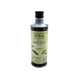 Culinary Arbequina Extra Virgin Olive Oil with Fresh Basil by Pons