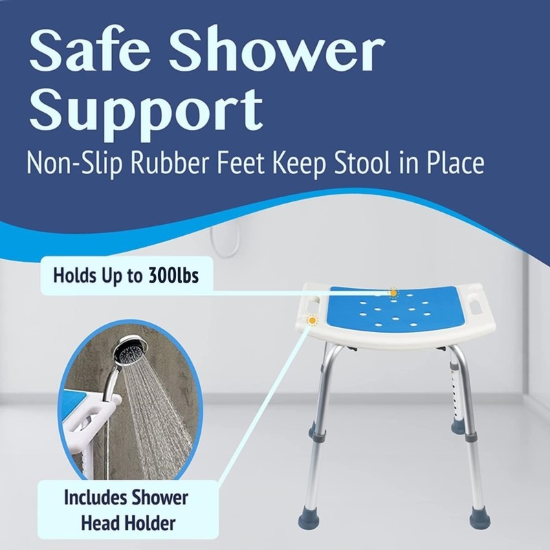Medokare Shower Seat for Inside Shower - Bath Stool, Medical