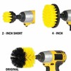 3-Pack Different Size Drill Brush Set for Cleaning bathrooms, bathtubs,