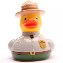 Unbranded Park Ranger Badeente  Rubber Ducky - Large - Jeep Ducking - FAST US Shipper