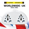 Go Travel World to UK Adapter Duo + USB, Travel